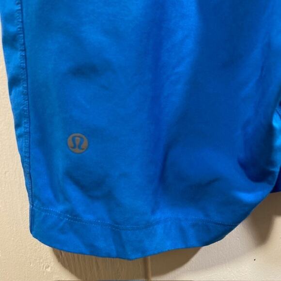 Lululemon Royal Blue Shorts Athletic Drawstring Elastic Waist Pockets Mens Small - Picture 5 of 9